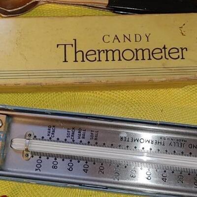 #134 Vintage Candy Thermometer & More