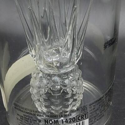 #135 LTD Edition Milagro Select Barrel Reserve Tequila Bottle #245 Blown Glass Agave