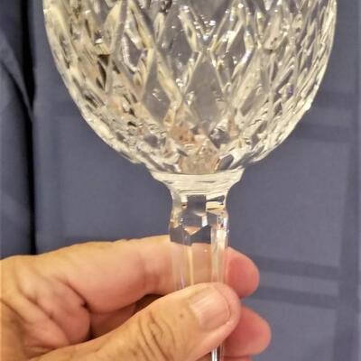 Lot #172  WATERFORD crystal - 2 goblets, 4 cordials