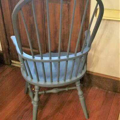 Lot #174  Vintage Painted Windsor Style Chair