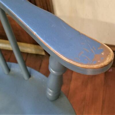 Lot #174  Vintage Painted Windsor Style Chair
