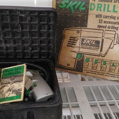 #137 Vintage Skil Drill Original Box