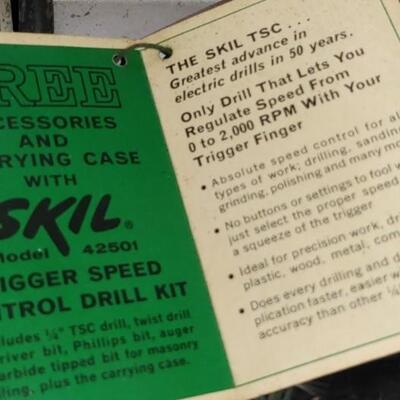 #137 Vintage Skil Drill Original Box