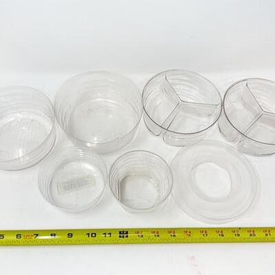 LONGABERGER ROUND PLASTIC INSERT LOT