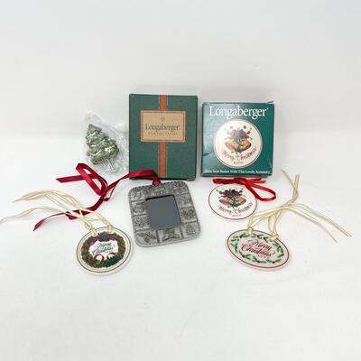 LONGABERGER CHRISTMAS ACCESSORY BUNDLE