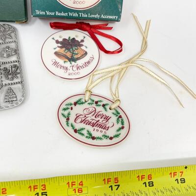 LONGABERGER CHRISTMAS ACCESSORY BUNDLE