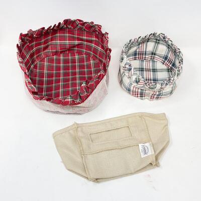 LONGABERGER ASSORTED FABRIC LINER BUNDLE