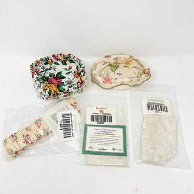 LONGABERGER ASSORTED FABRIC ACCESSORY BUNDLE
