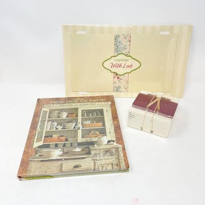 LONGABERGER COOKBOOK AND MORE BUNDLE
