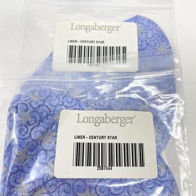 LONGABERGER â€œCENTURY STARâ€ FABRIC LINERS AND GARTER