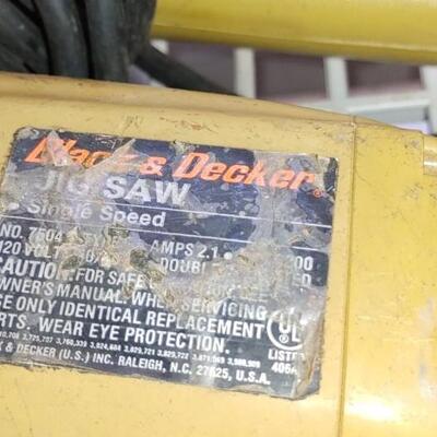 #144  BlAck & Decker Drill in Case-Lenox Saw & more