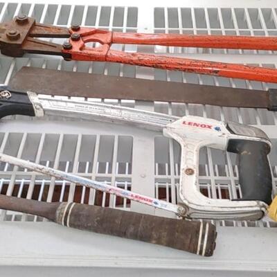#144  BlAck & Decker Drill in Case-Lenox Saw & more