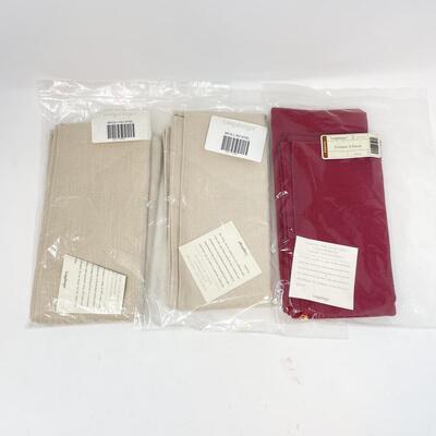 LONGABERGER FABRIC NAPKINS BUNDLE OF 6