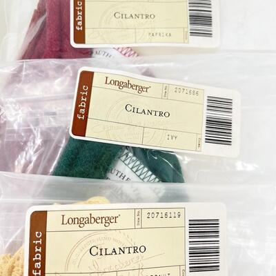 LONGABERGER â€œCILANTROâ€ ACCESSORY BUNDLE