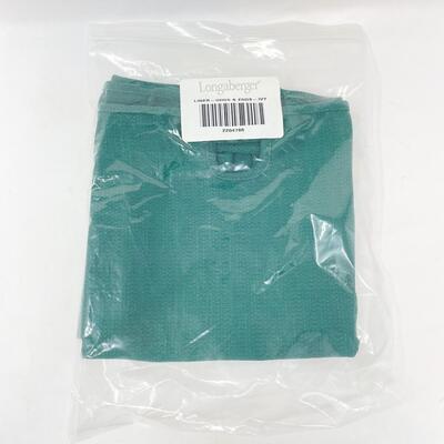 LONGABERGER â€œODDS & ENDSâ€ FABRIC LINER - IVY GREEN