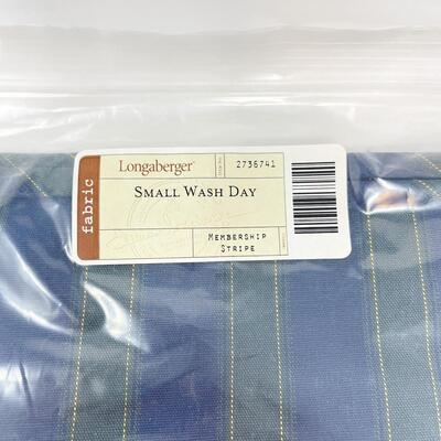 LONGABERGER SMALL WASH DAY FABRIC LINER - MEMBERSHIP STRIPE