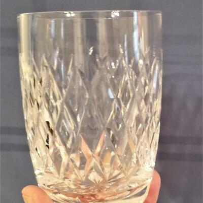 Lot #180  Set of 7 WATERFORD Rocks Glasses