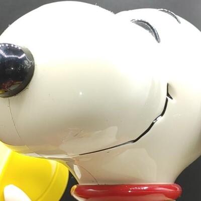 #152 Vintage SNOOPY & WOODSTOCK 1966 PHONE - PUSH BUTTON 