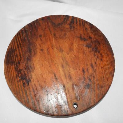 Antique Primitive Wood Chess/Checker Board
