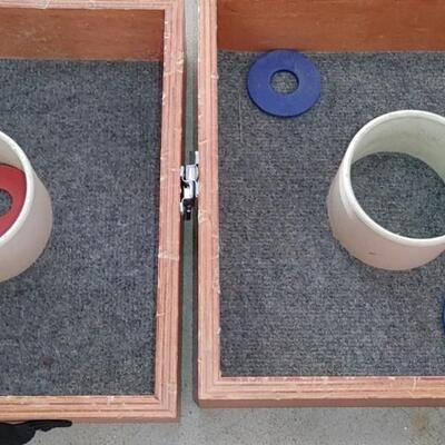 #154 Wooden Washer Toss Game