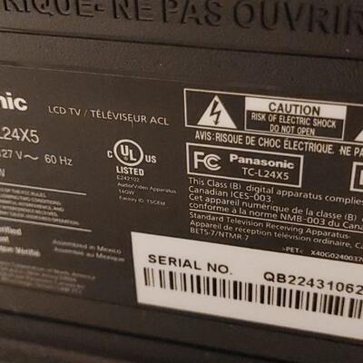 #155 Very Nice Panasonic Flat Screen TV