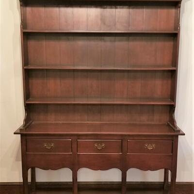 Lot #181  Contemporary Habersham Plantation Step Back Cupboard