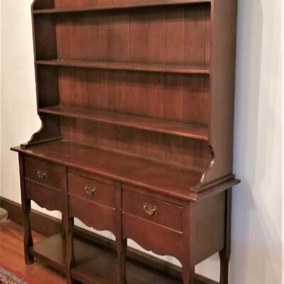 Lot #181  Contemporary Habersham Plantation Step Back Cupboard