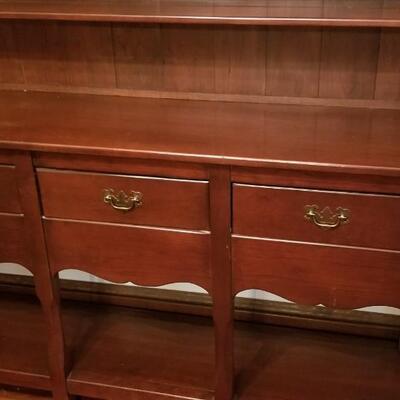 Lot #181  Contemporary Habersham Plantation Step Back Cupboard