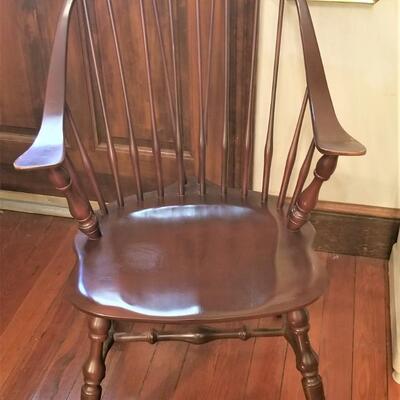 Lot #186  Windsor Style Arm Chair