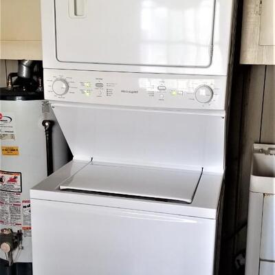 Lot #189  Frigidaire Stackable Washer & Gas Dryer - Perfect for a Rental