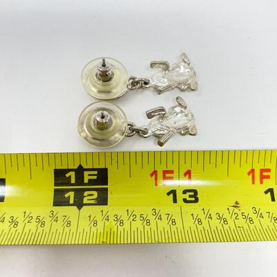 GIRAFFE, ELEPHANT, AND FROG EARRINGS