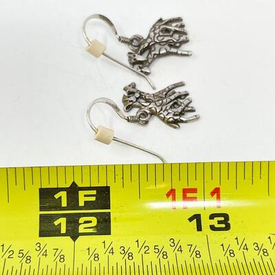 STERLING SILVER ANIMAL EARRINGS
