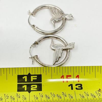 STERLING SILVER ANIMAL EARRINGS
