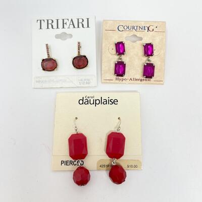 JEWELED DANGLE EARRINGS