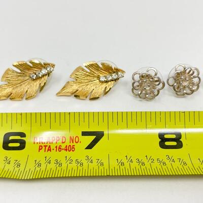 LEAF & FLOWER EARRINGS