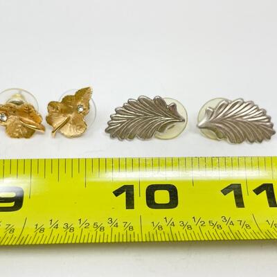 LEAF & FLOWER EARRINGS