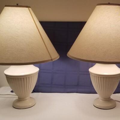 Lot #200  Pair of Haeger Table Lamps