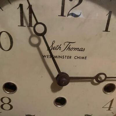 Seth Thomas Mantle Clock (no key)