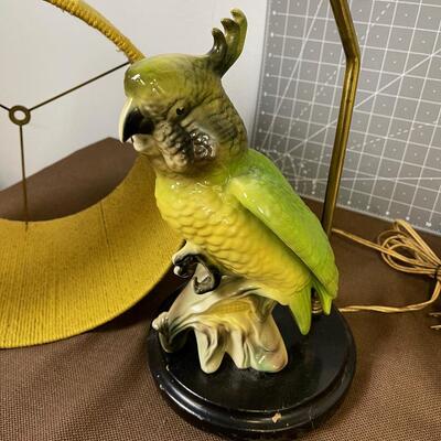 #1 Awesome Parrot Ceramic Bird Lamps pair