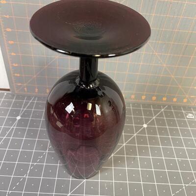 #138 Purple Amethyst Vase 