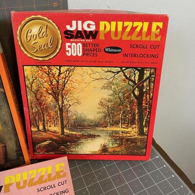 #165 (3) Vintage Puzzles 