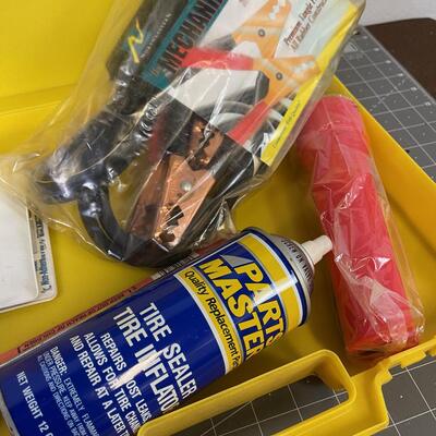 #174 Trunk Kit Emergency Cables, Flare Etc. 