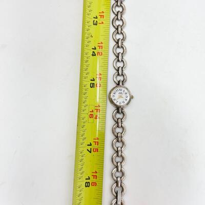 ANNE KLEIN QUARTZ SILVER-TONED WATCH