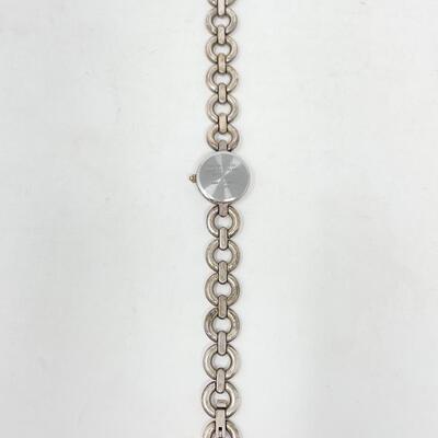 ANNE KLEIN QUARTZ SILVER-TONED WATCH