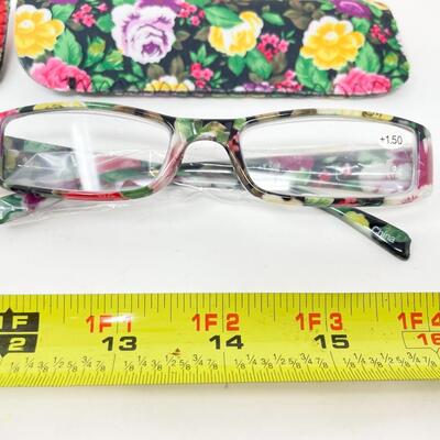 FLORAL READING GLASSES +1.50
