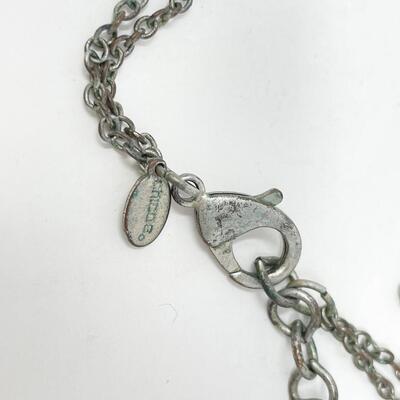 CHICOâ€™S BEADED FAUX IVORY NECKLACE 