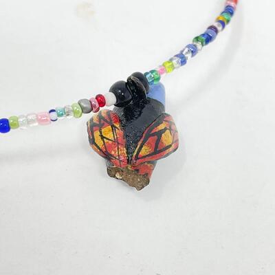 BEADED PARROT NECKLACE