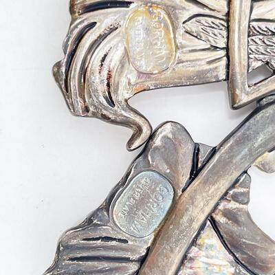 GORHAM â€œHOPEâ€ AND â€œPEACEâ€ SILVERPLATE ANGELS