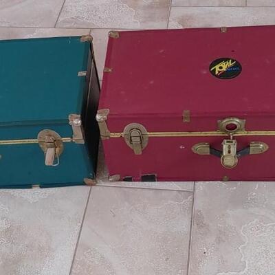 #163 (2) Vintage 90's Seward Storage Trunks