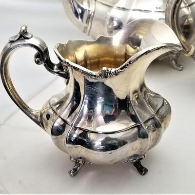 Lot #208  Fantastic Reed and Barton 5-piece Sterling Silver Tea Set 